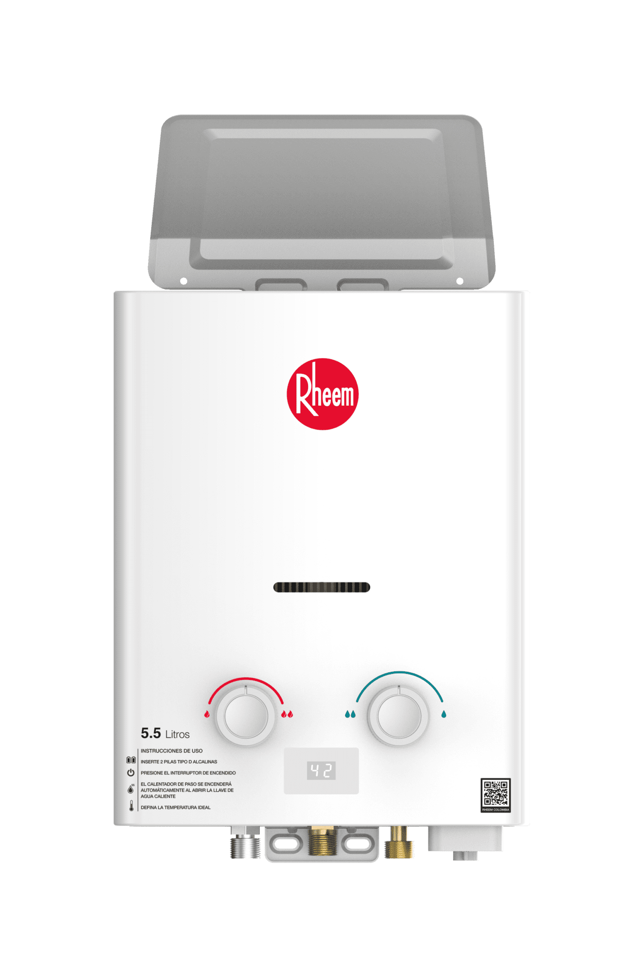 Rheem-5.5-Litros-Tiro-Natural-Para-Gas-Natural Rheem-5.5-Litros-Tiro-Natural-Para-Gas-Natural